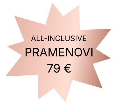 ALL-INCLUSIVE PRAMENOVI 79€ - Pramenovi + Njega + Preljev + Šišanje + Fen frizura