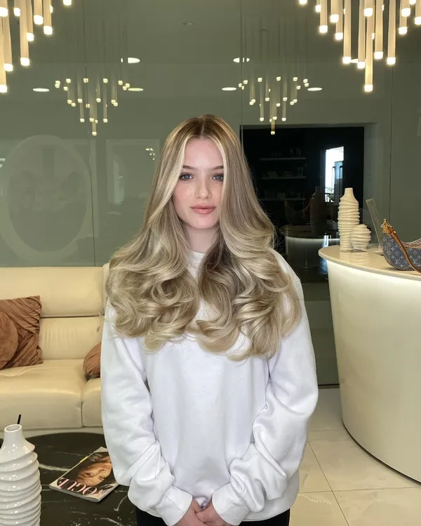 Volume and shine after hair care — hair salon Zagreb