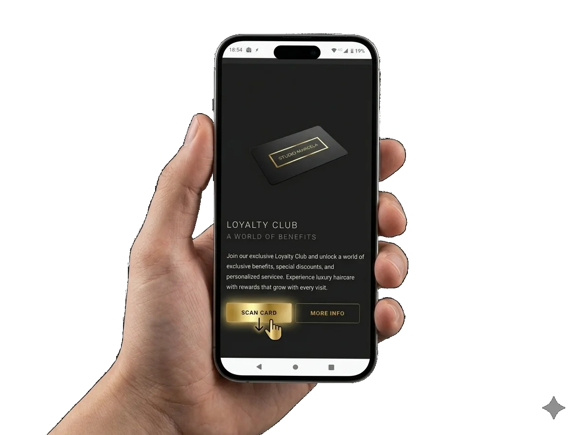 Starting the loyalty scanner